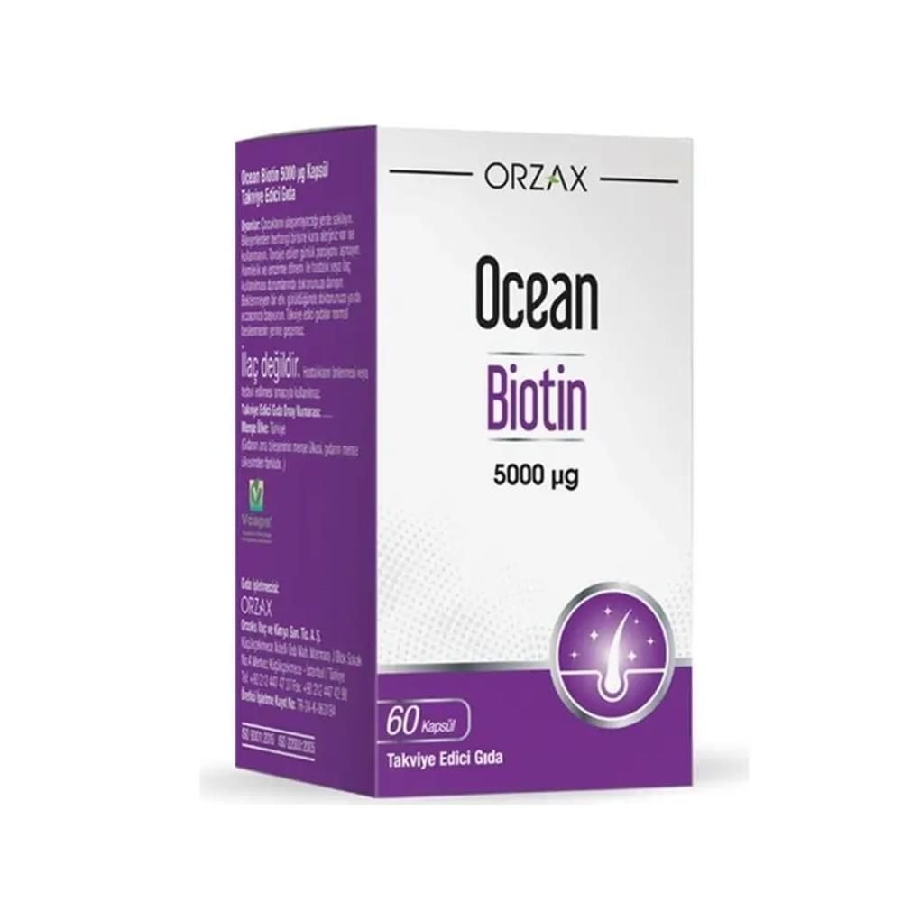 Ocean Biotin 5000 Mcg 60 Kapsül