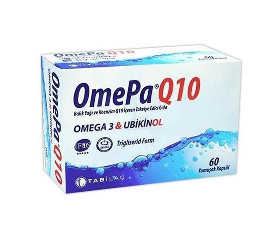OmePa Q10 Omega 3 Ubiquinol 60 Kapsül