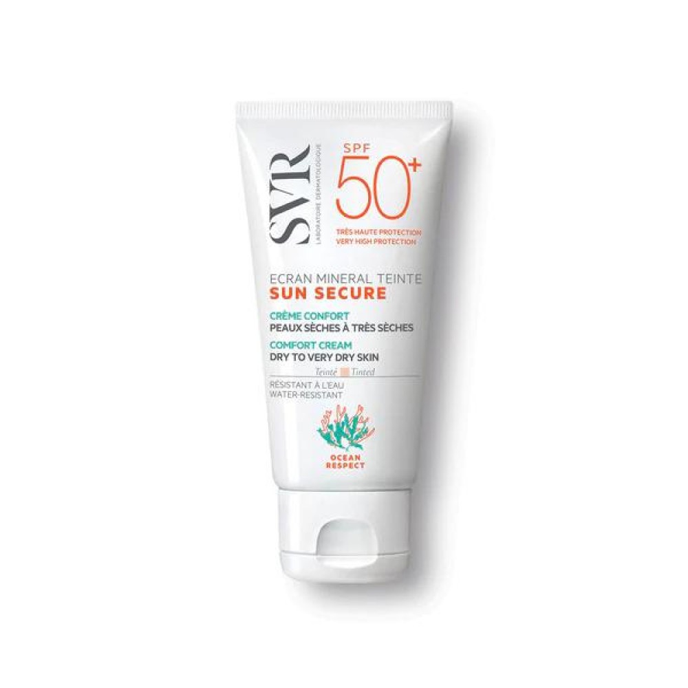 SVR Sun Secure Ecran Mineral Tinted Kuru Ciltler İçin Güneş Kremi 60 ml