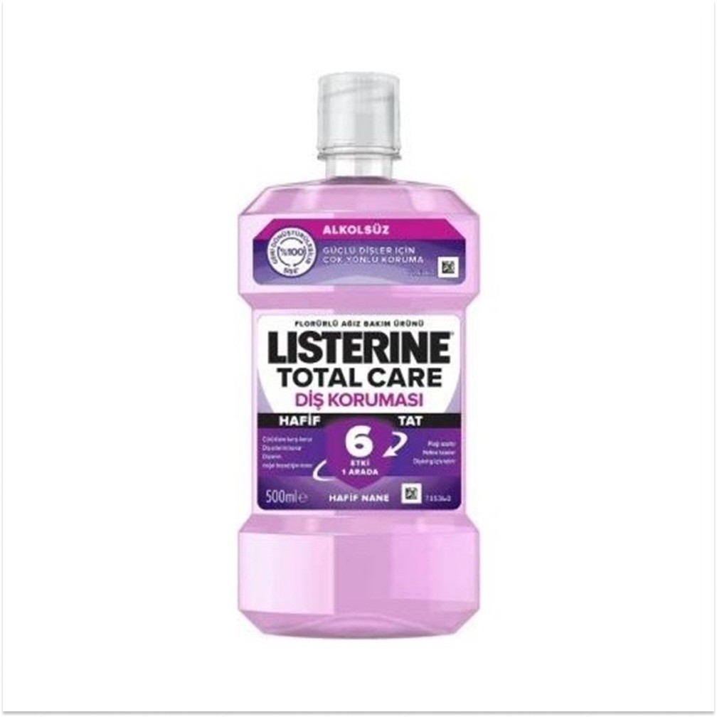 Listerine Total Care 6 Etki 1 Arada Alkolsüz Ağız Bakım Suyu 500 ml