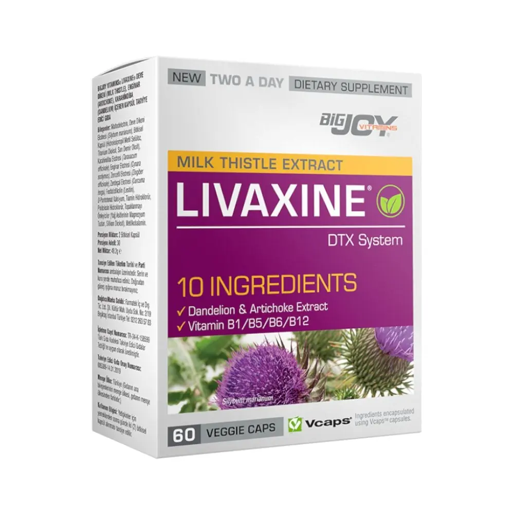 Suda Vitamin Milk Thistle Extract Livaxine 60 Kapsül 8681571352211