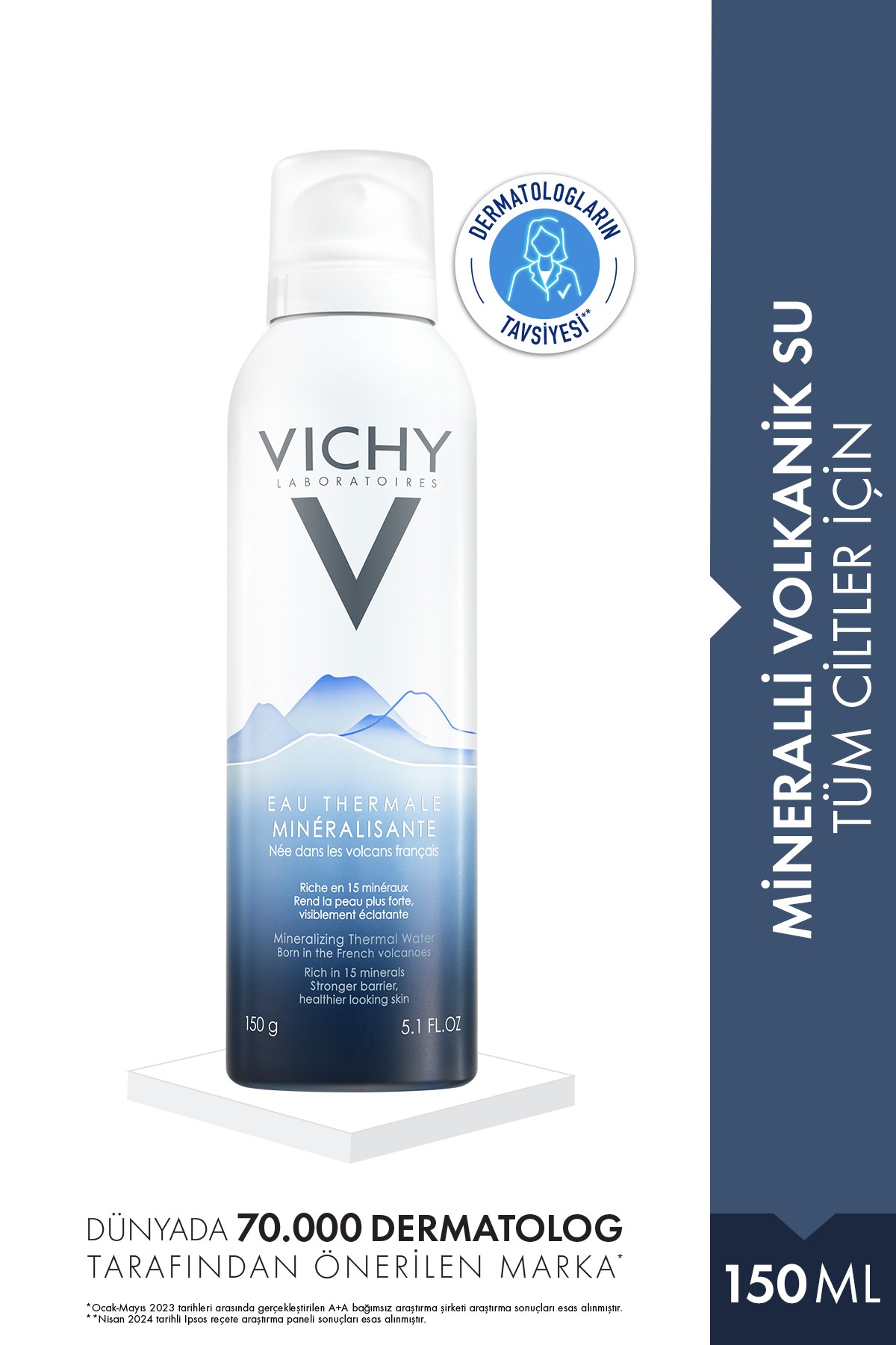 Vichy Eau Thermale Water Termal Su 150 ml