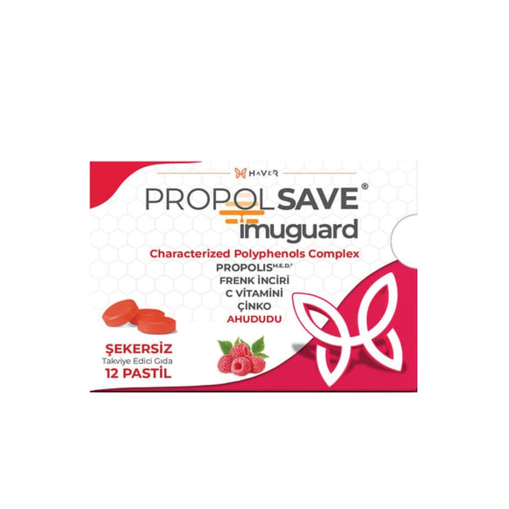 Haver Propolsave Imuguard Ahududu 12 Pastil