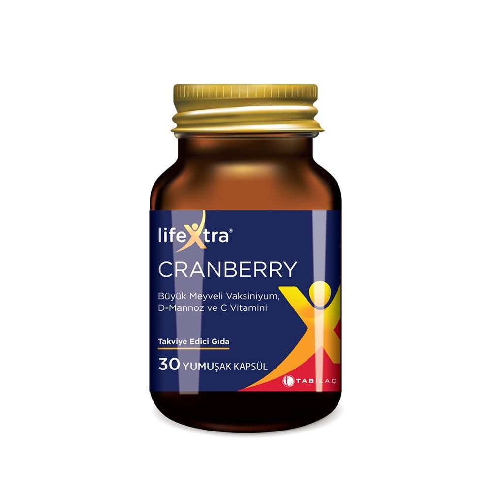 Tab İlaç Lifextra Cranberry 30 Kapsül