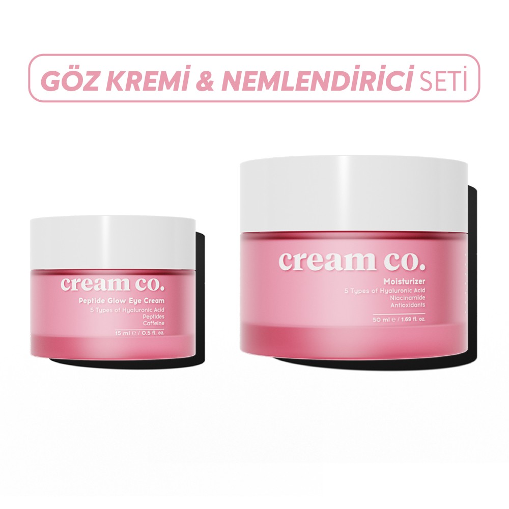 Cream Co. Göz Kremi & Nemlendirici Seti