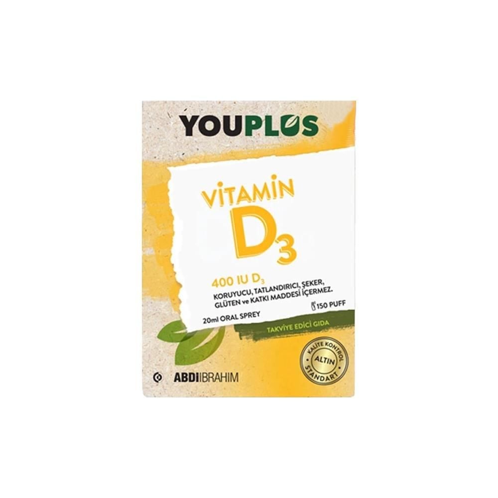 Youplus 400 IU Vitamin D3 20 ml Sprey