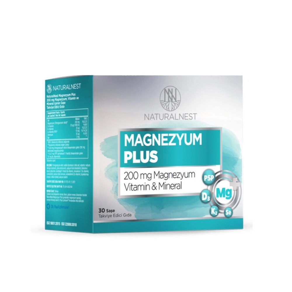 Naturalnest Magnezyum Plus 30 Saşe