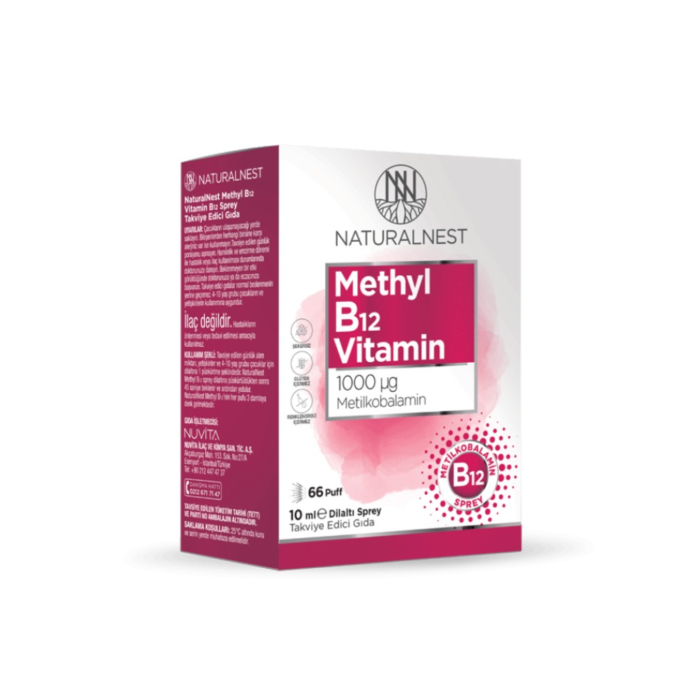 Naturalnest Methyl B12 Vitamin 1000 µg 10 ml