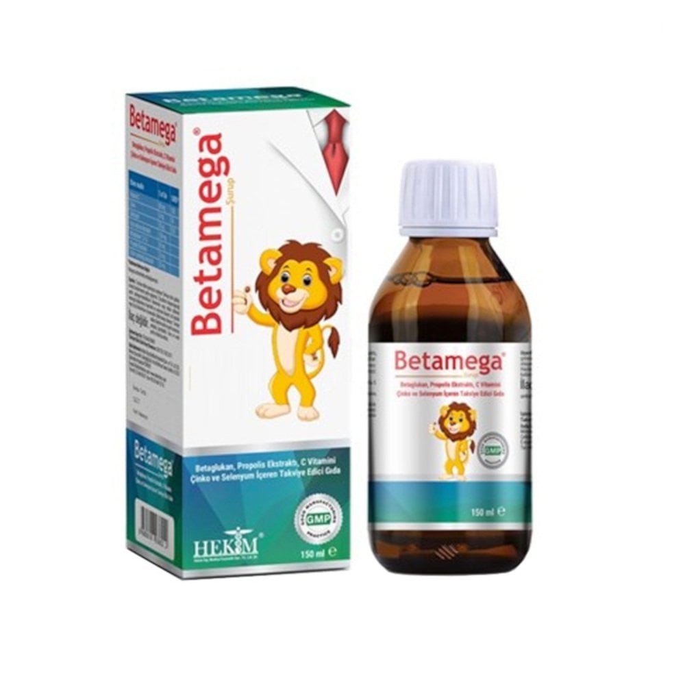 Betamega Betaglukan Propolis Ekstratı C Vitamini Çinko Ve Selenyum İçeren Şurup 150 ml