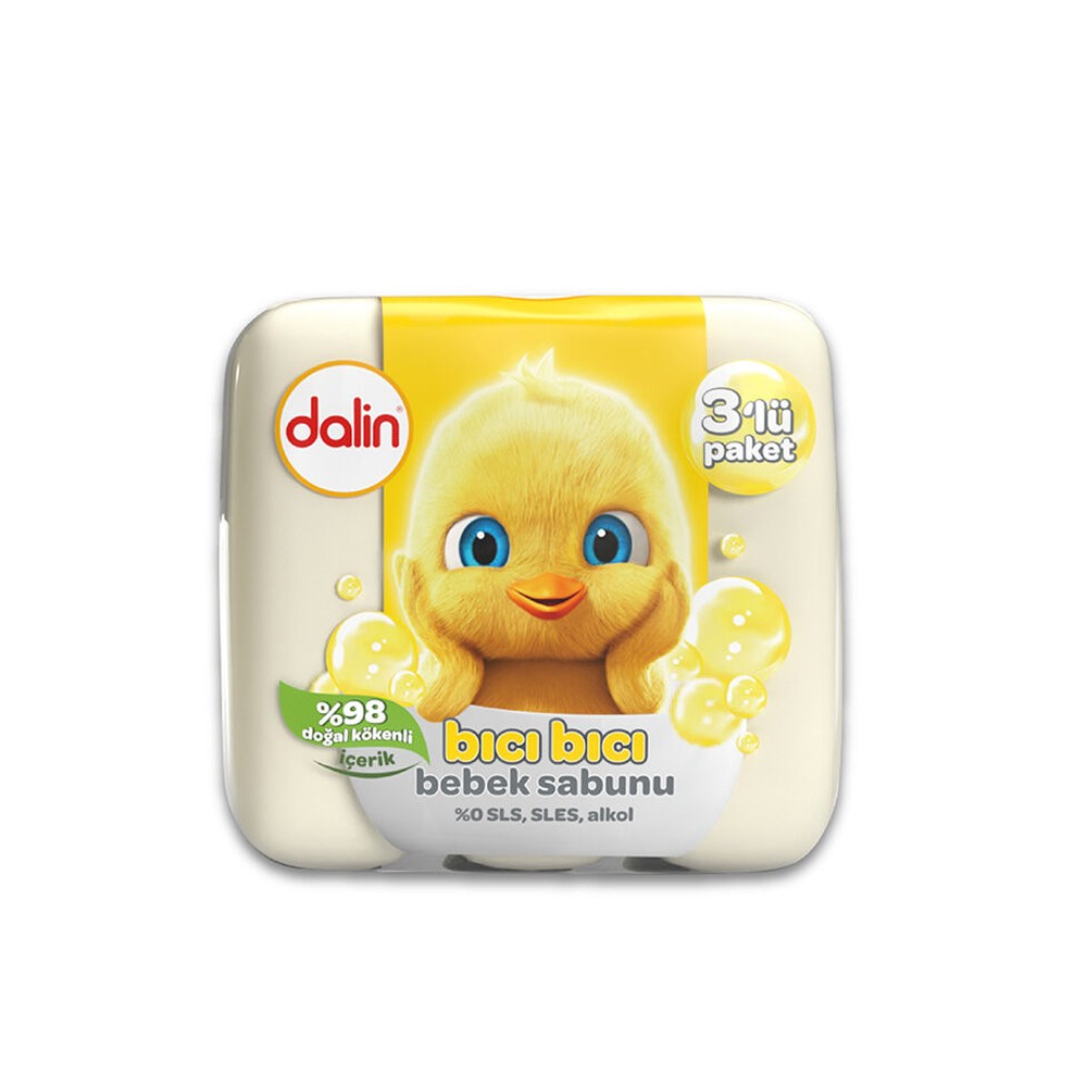 Dalin Klasik Katı Bebek Sabunu 75 g x 3