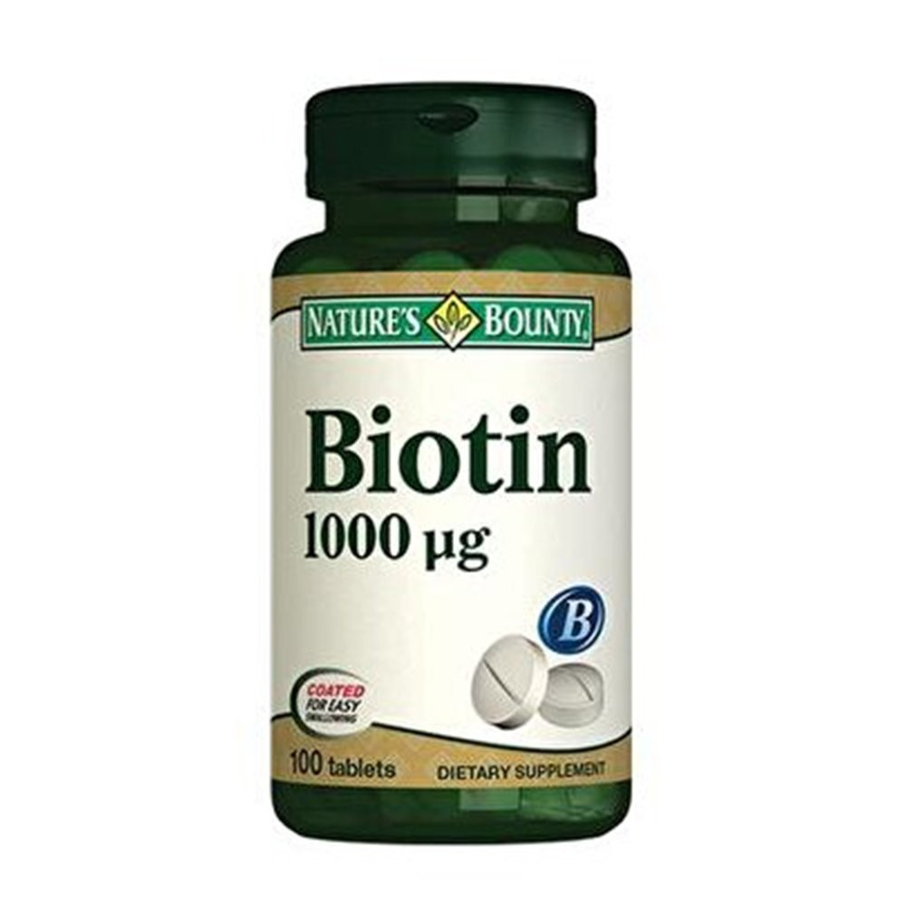 Natures Bounty Biotin 1000 mg 100 Tablet