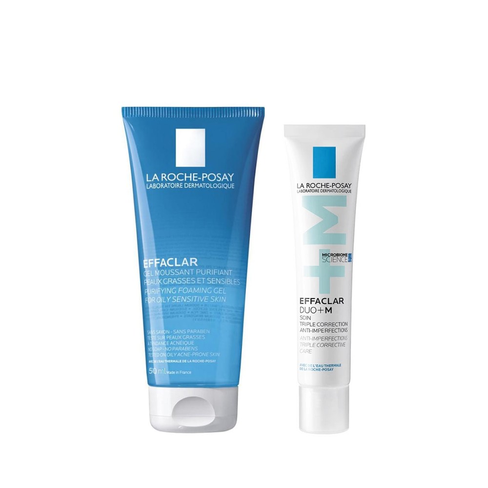 La Roche Posay Effaclar Duo +M Bakım Kremi 15 ml + Effaclar Yüz Temizleme Jeli 50 ml