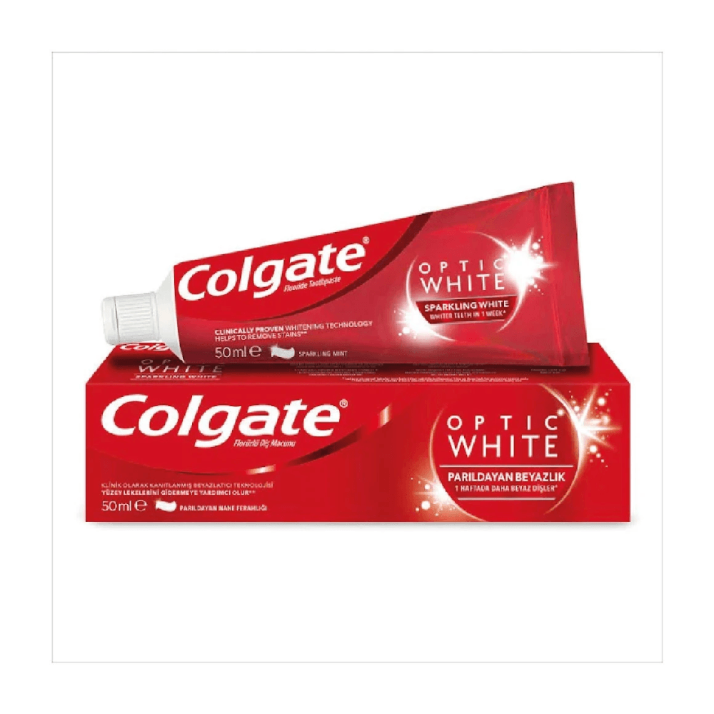 Colgate Optic White Parıldayan Beyazlık Diş Macunu 50 ml