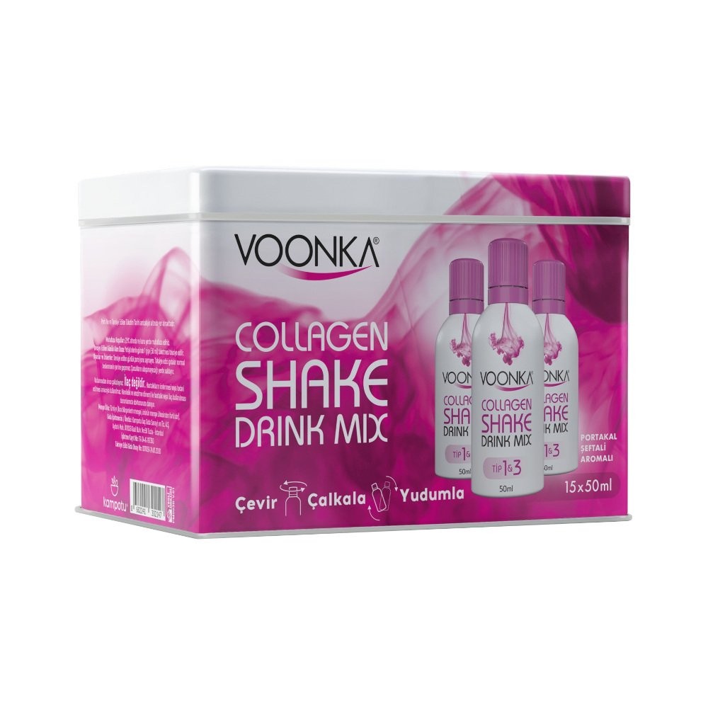 Voonka Beauty Collagen Shake Drink Mix Kolajen 15 Saşe