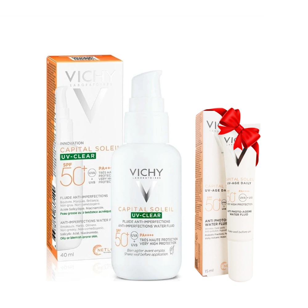 Vichy Capital Soleil UV Clear Anti-Imperfections Fluid SPF50 40 ml