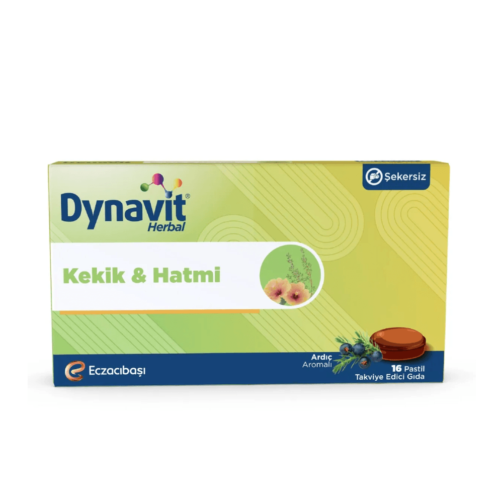 Dynavit Herbal Kekik ve Hatmi İçeren 16 Adet Pastil (Promosyon Ürün)