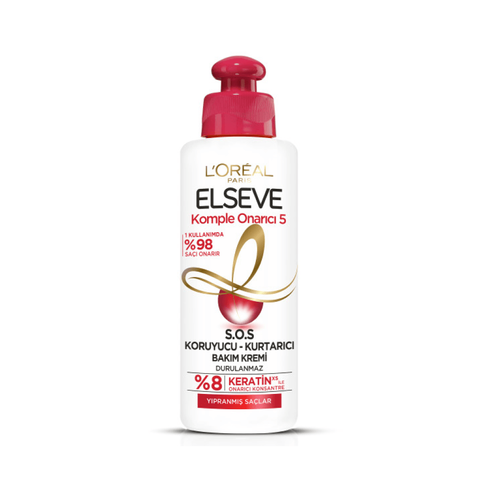 Elseve Komple Onarıcı 5 S.O.S Koruyucu - Kurtarıcı Saç Bakım Kremi 200 ml