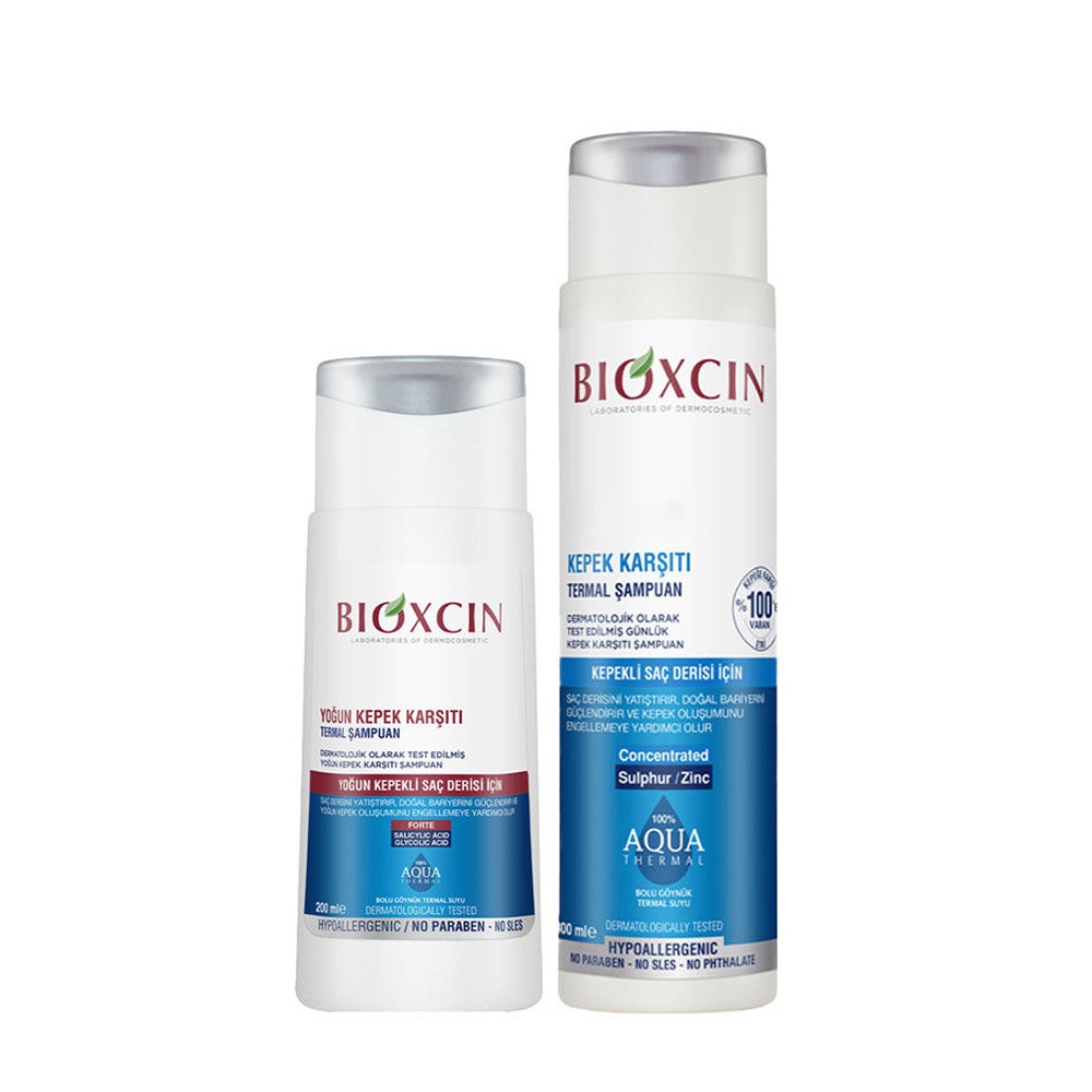 Bioxcin Aqua Thermal Kepek Karşıtı Şampuan Seti 200 ml + 300 ml