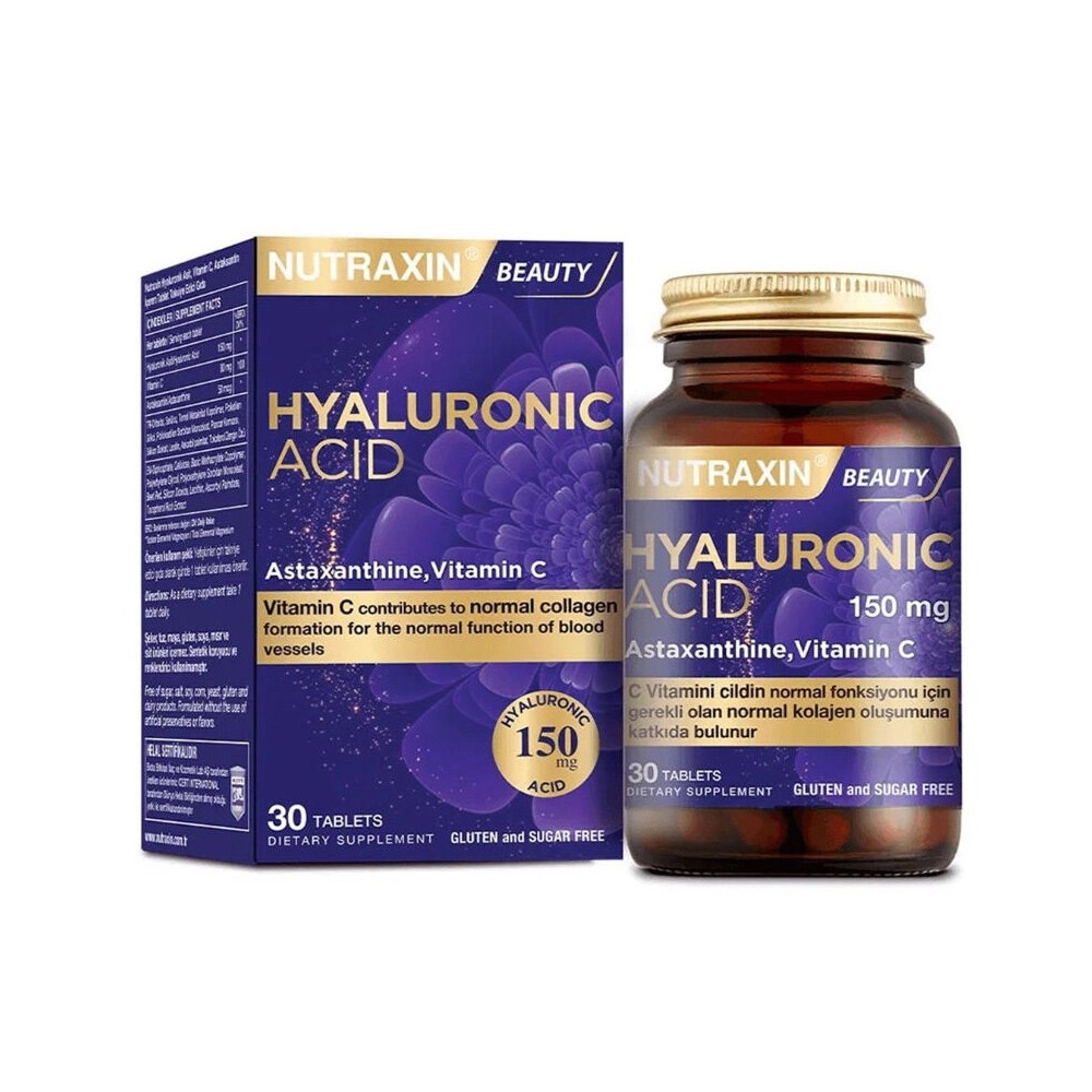 Nutraxin Hyaluronic Acid Gıda Takviyesi 30 Tablet