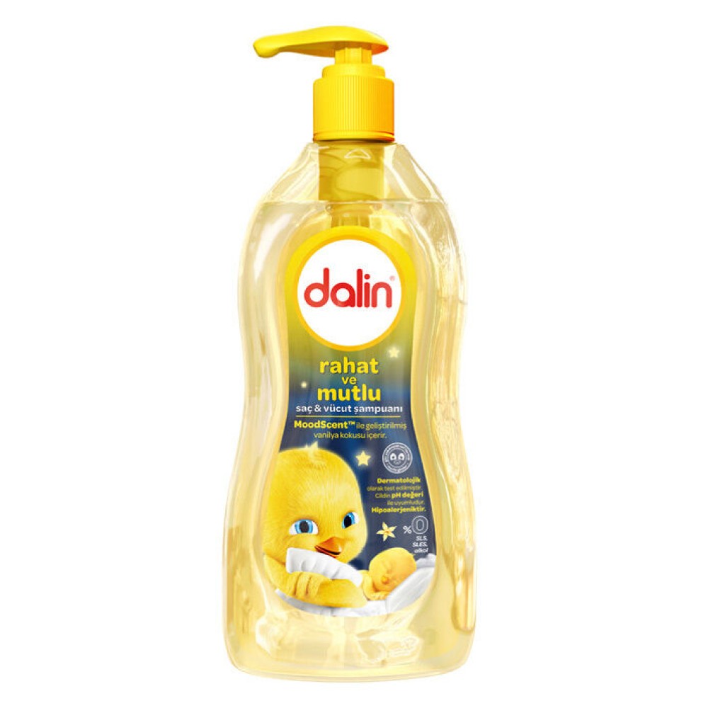 Dalin Rahat ve Mutlu Bebek Saç - Vücut Şampuanı 700 ml
