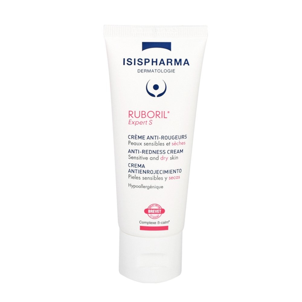 Isis Pharma Ruboril Expert S Anti Redness Cream Hassas ve Kuru Ciltler için Bakım Kremi 40 ml