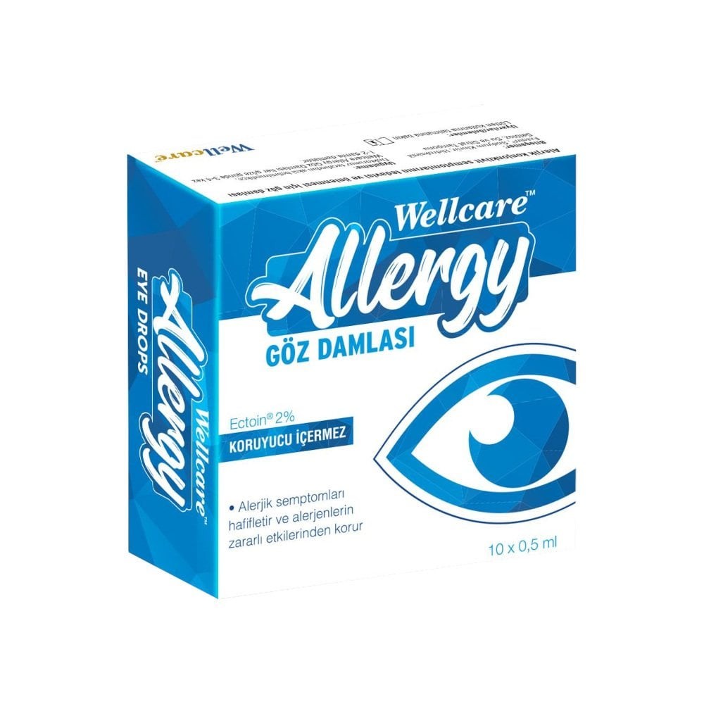 Wellcare Allergy Eye Drops Göz Damlası 0,10 ml 10 Flakon