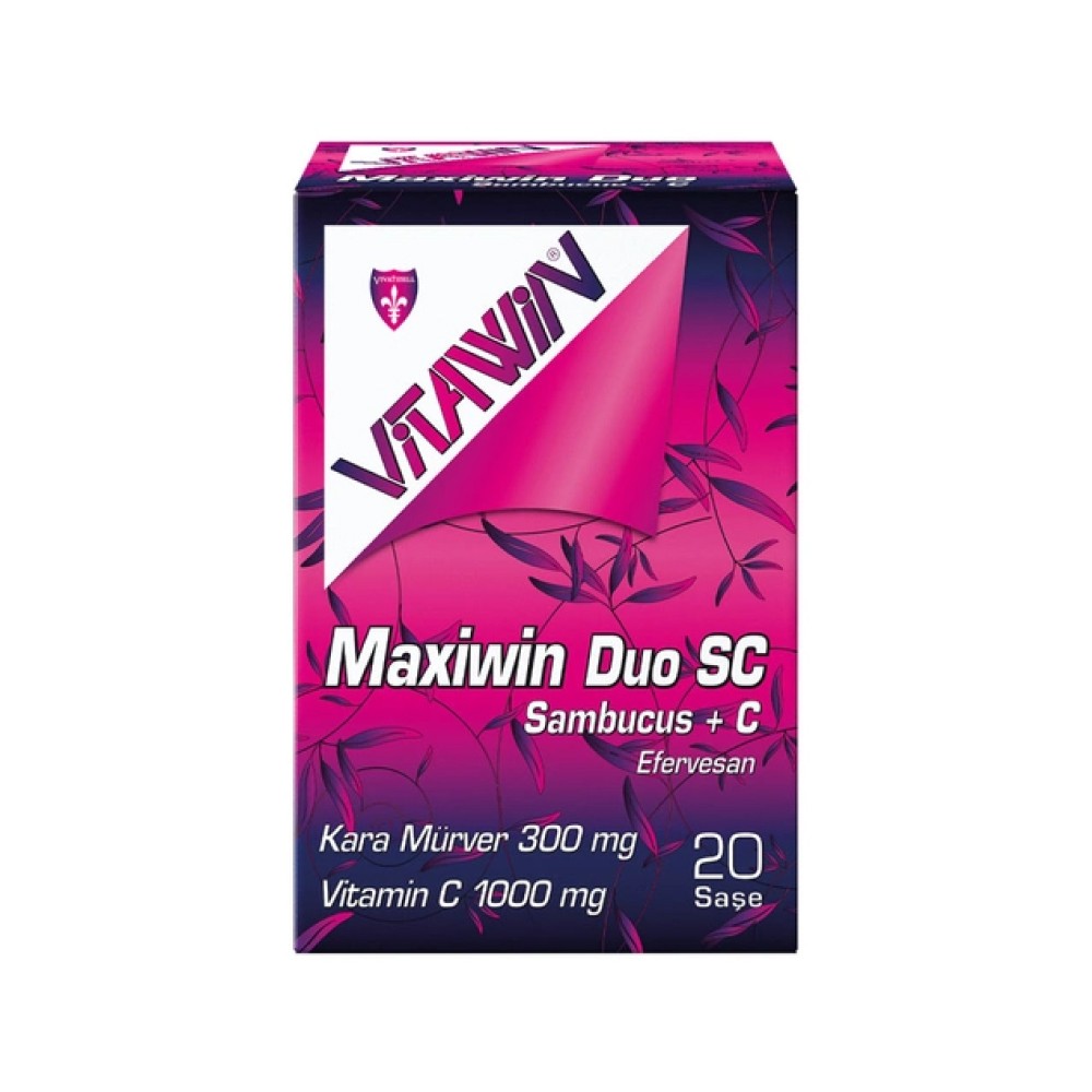 Vitawin Maxiwin Duo Sambucus + C Vitamini Efervesan 20 Saşe