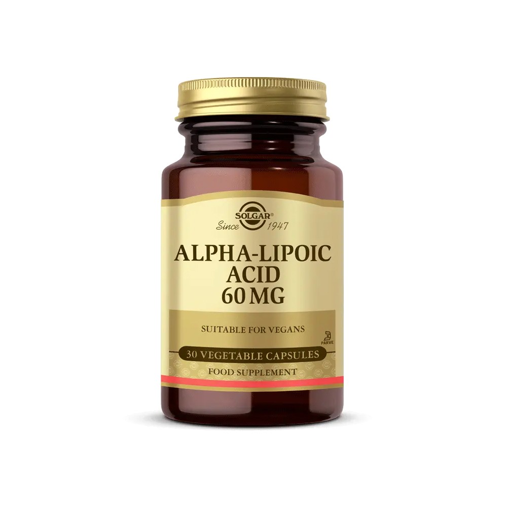 Solgar Alpha Lipoic Acid 60mg 30 Kapsül