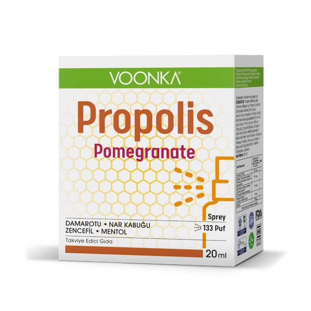 Voonka Propolis Pomegranate Sprey 20 ml