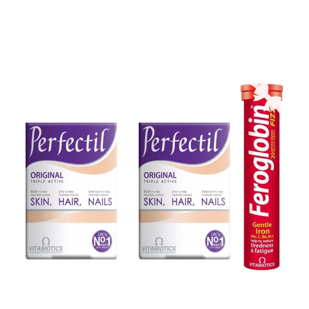 Vitabiotics Perfectil Skin-Hair-Nails 30 Tablet x 2