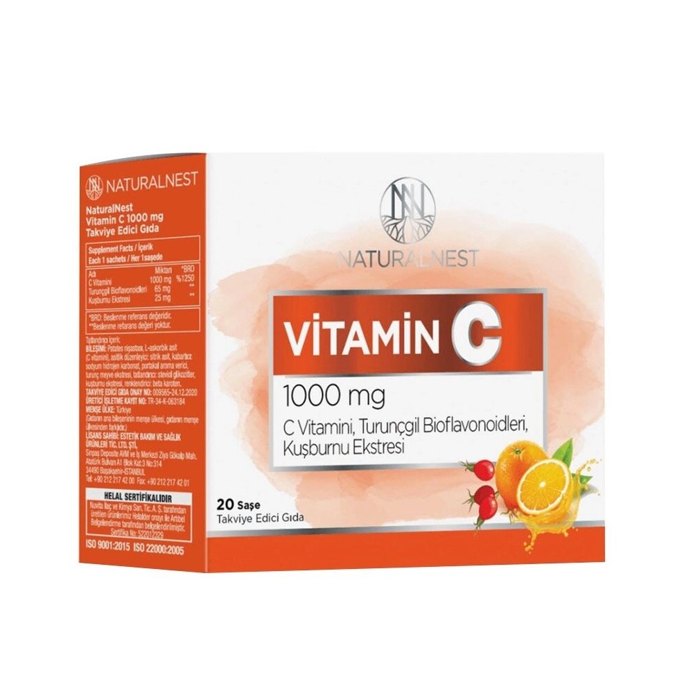 Naturalnest Vitamin C 1000 mg 20 Saşe