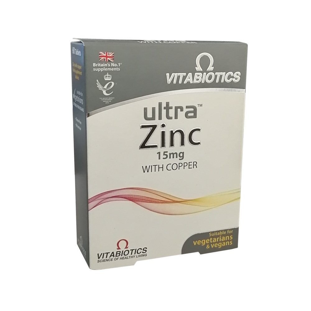 Vitabiotics Ultra Zinc 15 mg 60 Tablet