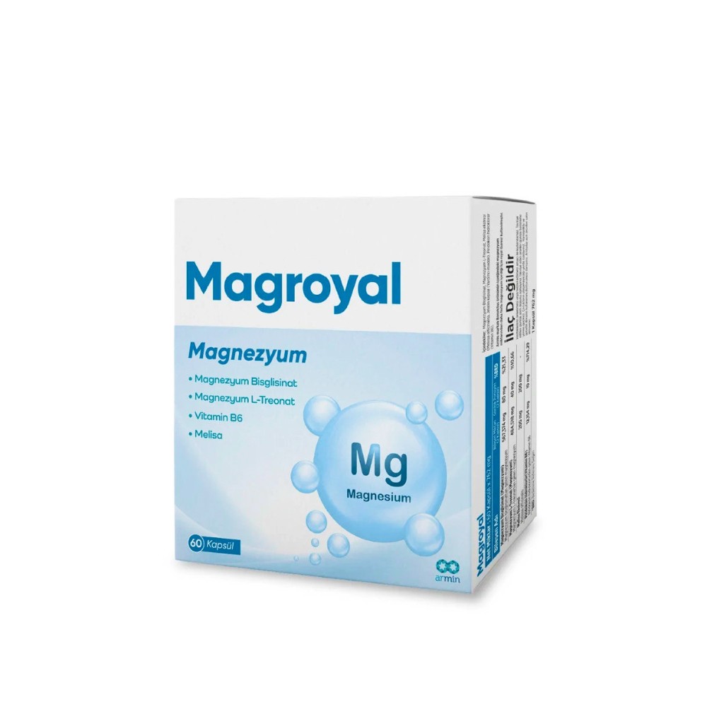 Armin Magroyal Magnezyum 60 Kapsül