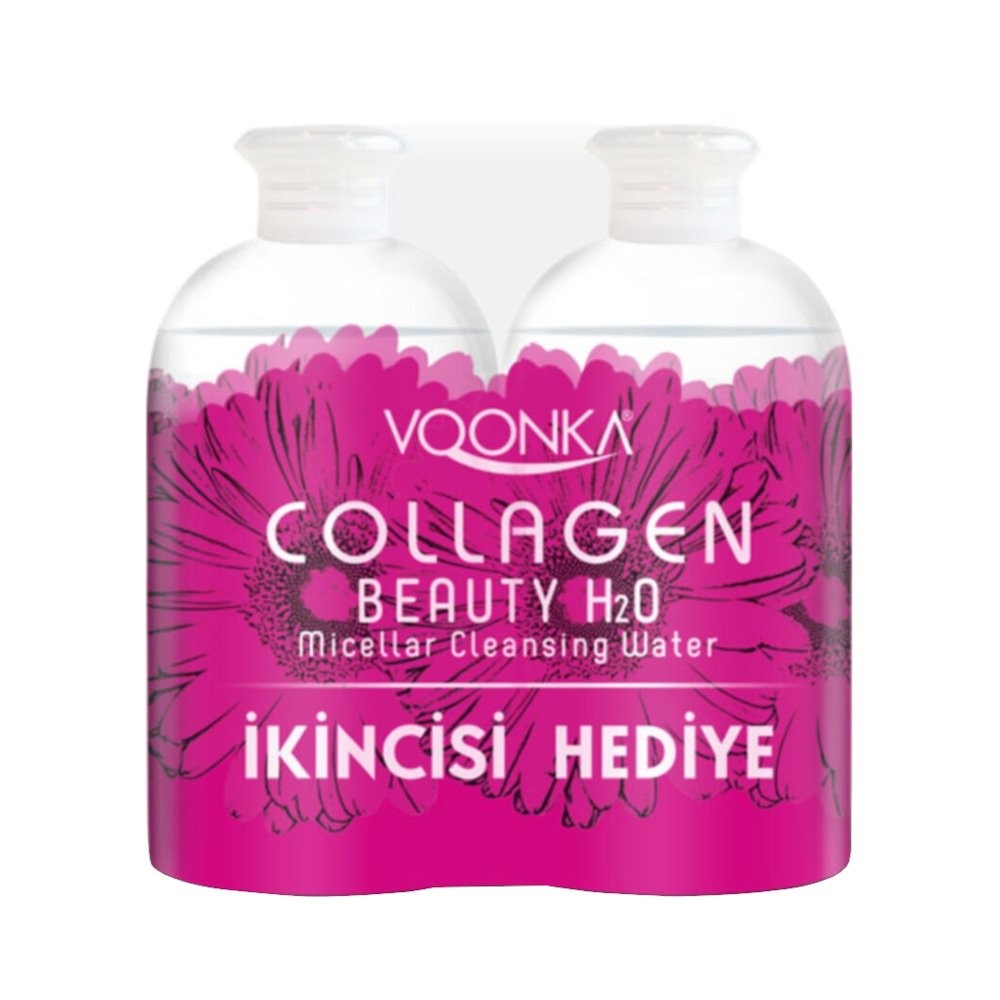 Voonka Beauty Collagen H2O Micellar Cleansing Water Makyaj Temizleme Suyu 2 x 500 ml