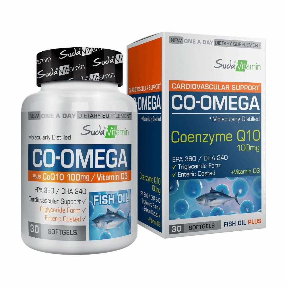 Suda Vitamin CO-Omega Koenzim Q10 30 Yumuşak Kapsül