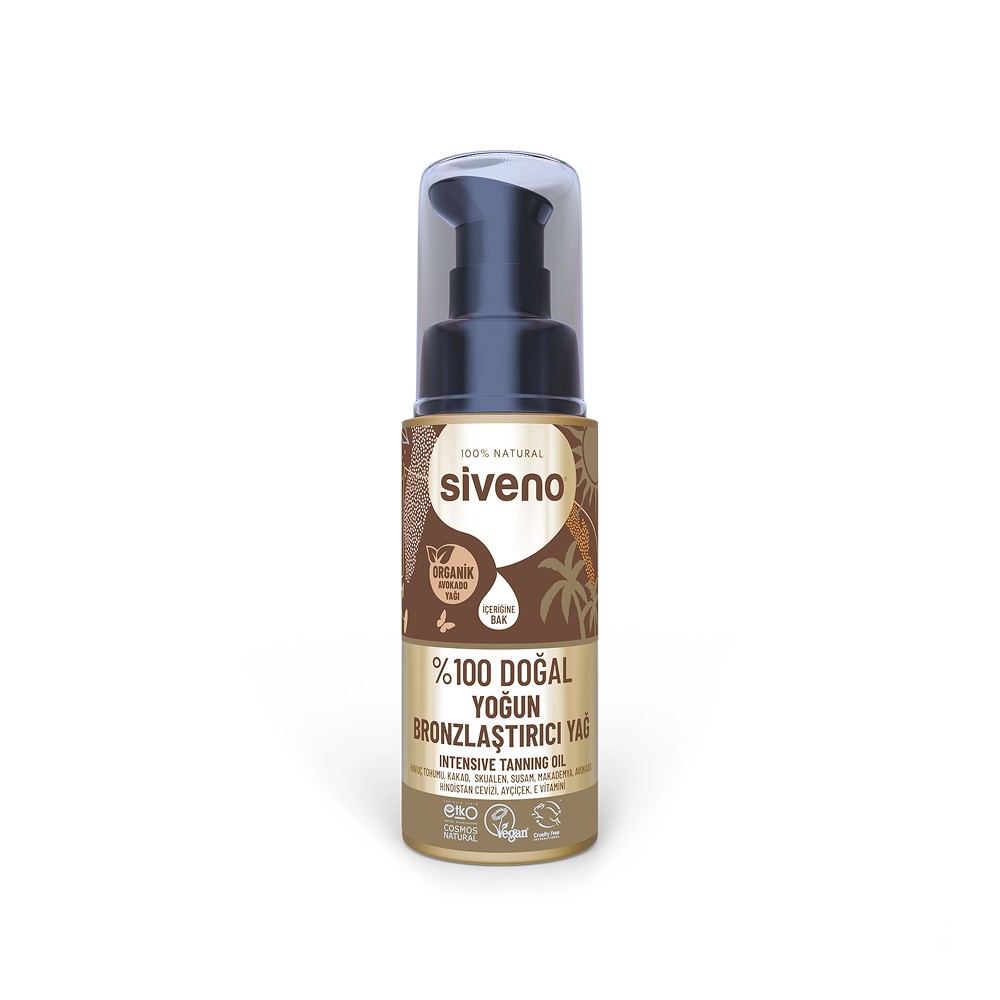 Siveno %100 Doğal Yoğun Bronzlaştırıcı Yağ 50 ml