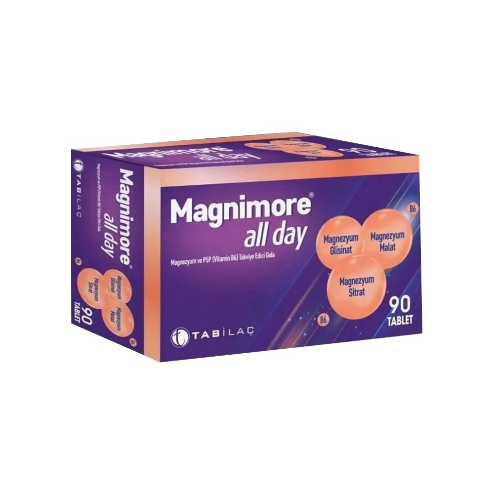 Tab İlaç Magnimore All Day 90 Tablet