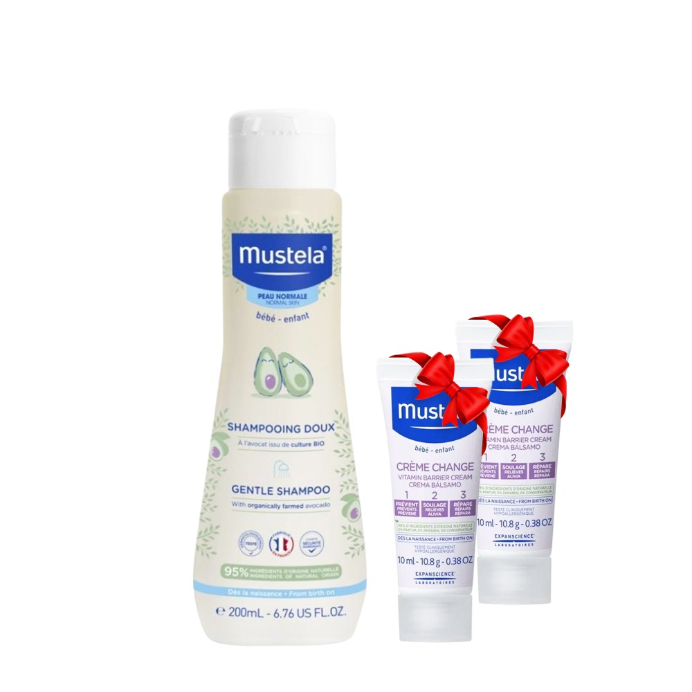 Mustela Gentle Göz Yakmayan Bebek Şampuanı 200 ml