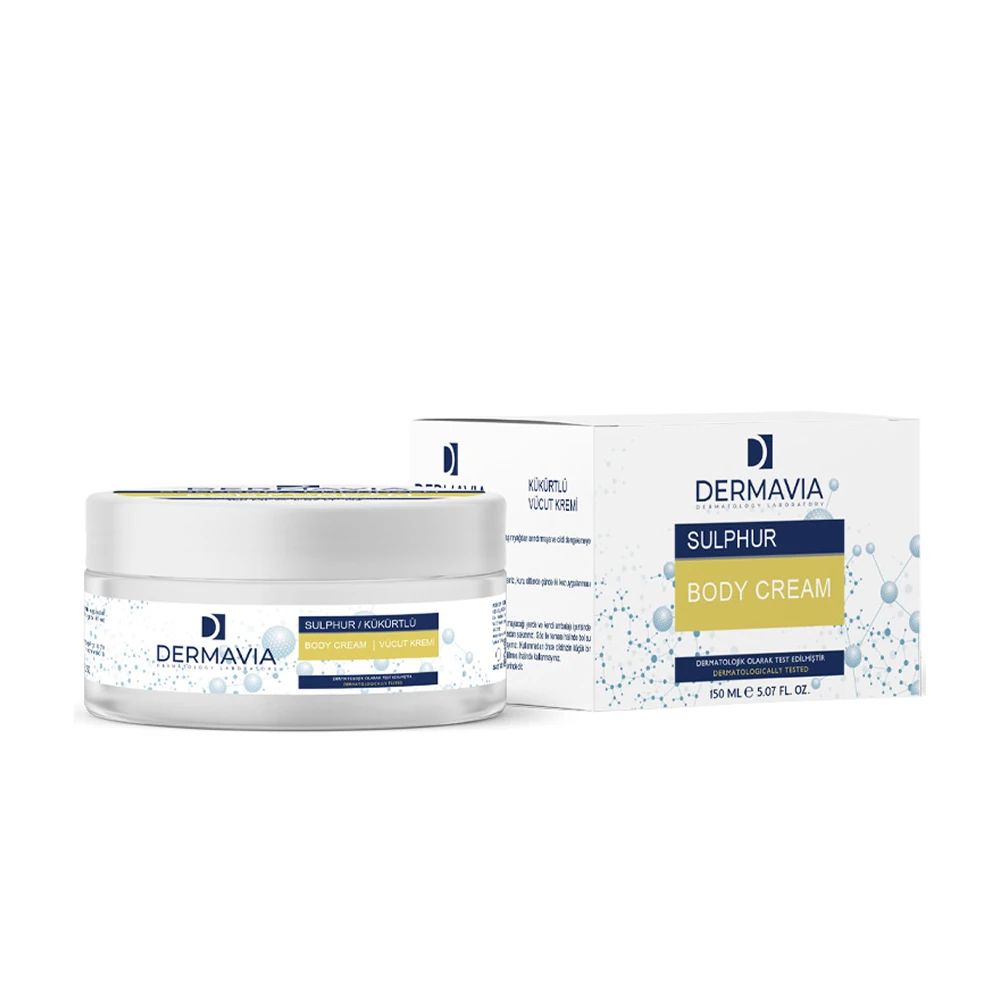 Dermavia Kükürtlü Vücut Kremi 150 ml
