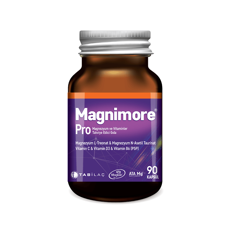 Magnimore Pro Magnezyum ve Vitaminler 90 Kapsül