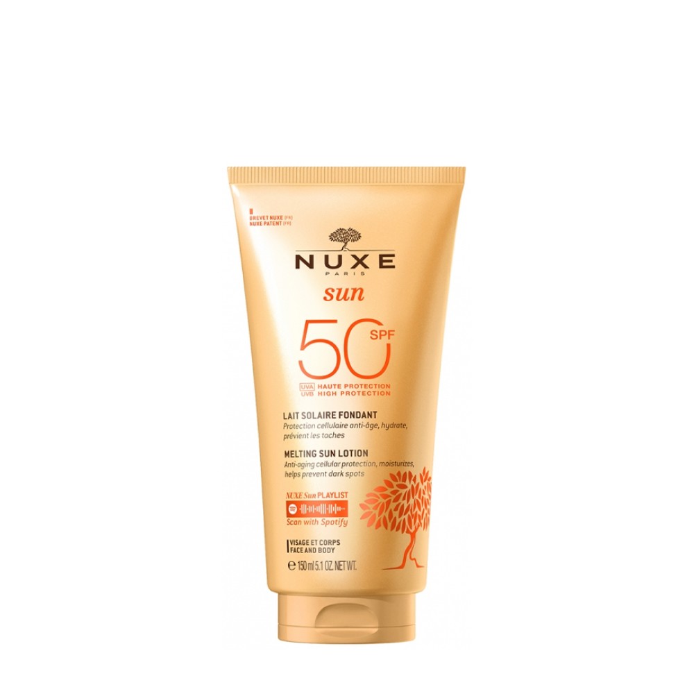 Nuxe Sun Melting Lotion High Protection SPF50 Yüz ve Vücut Güneş Losyonu 150 ml