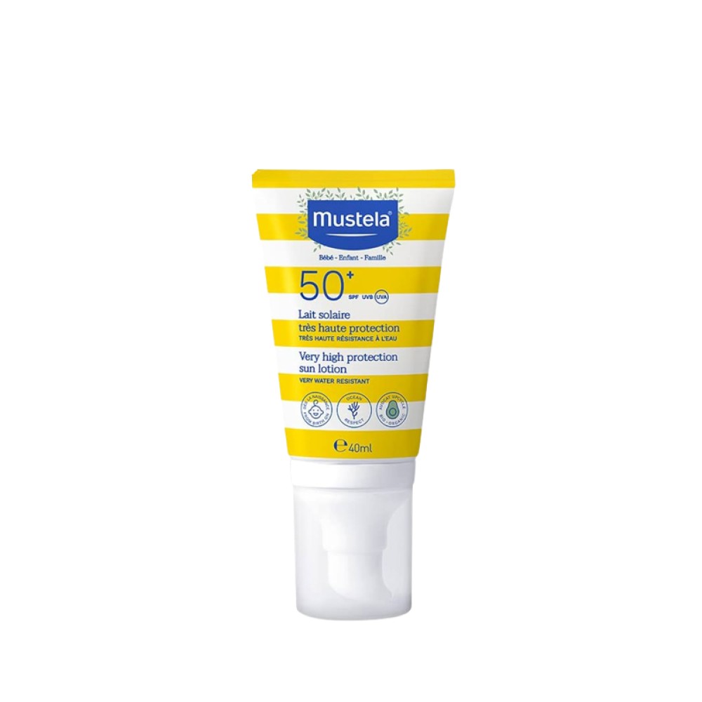 Mustela Very High Protection Sun Lotion SPF 50+ Yüz Güneş Losyonu 40 ml