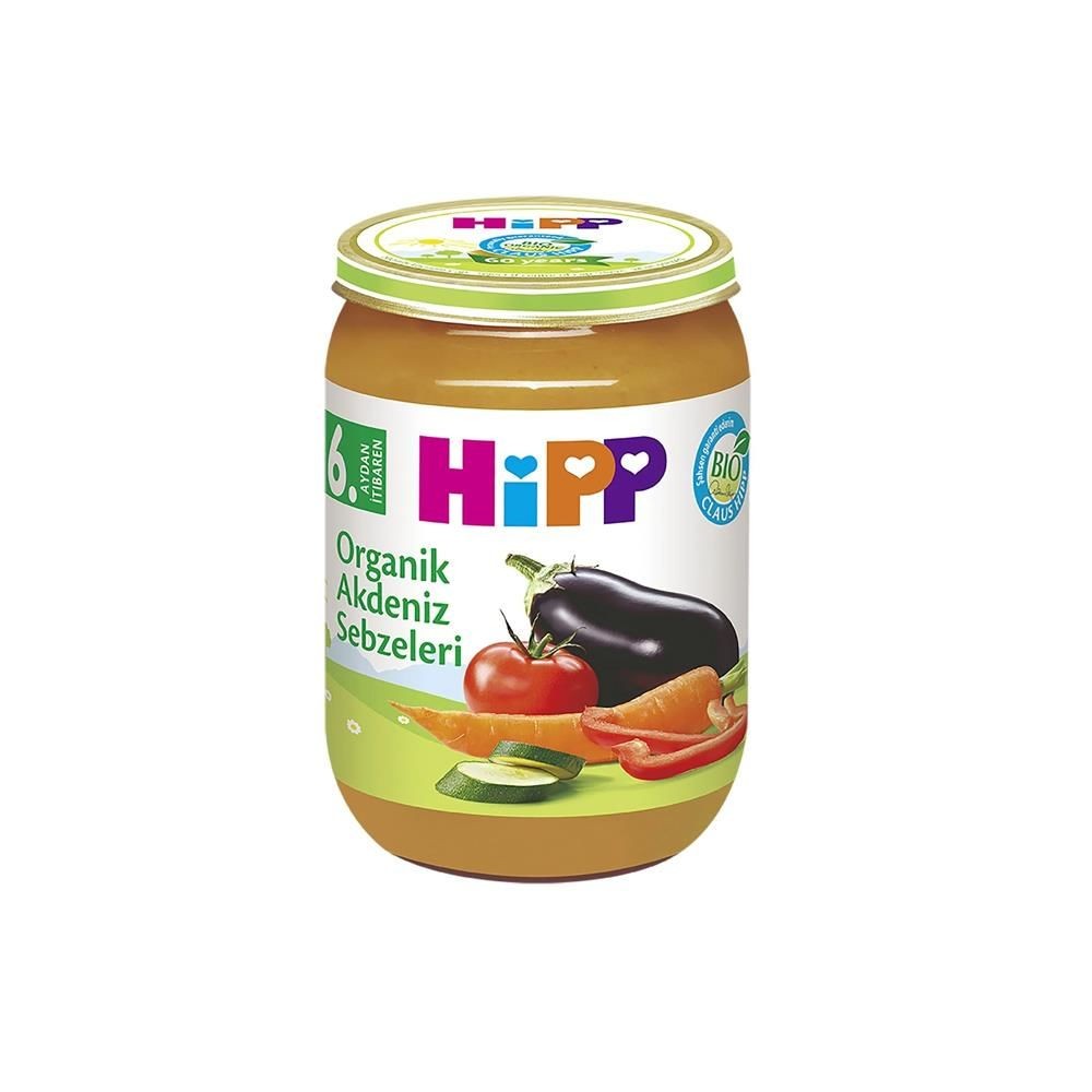 Hipp Organik Akdeniz Sebzeleri 190 gr
