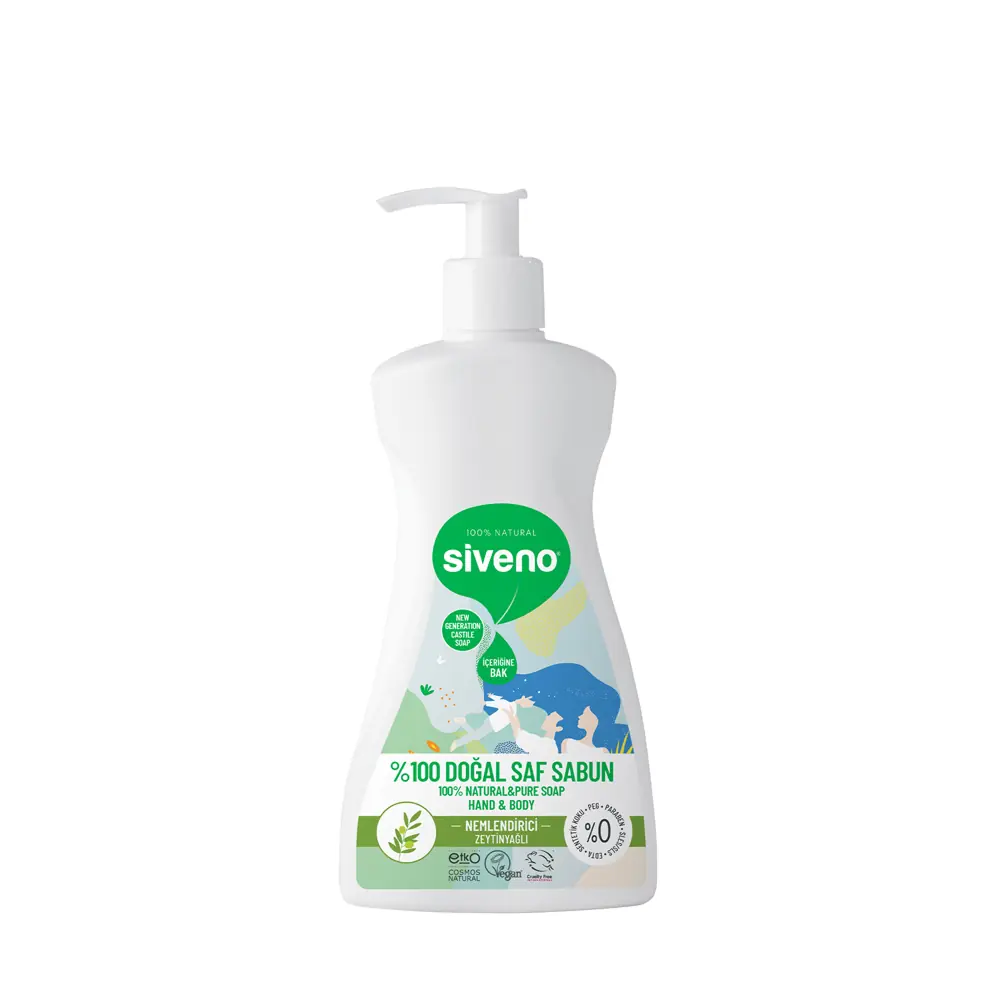Siveno Zeytinyağlı Doğal Sıvı Sabun 300 ml - 8681511098650