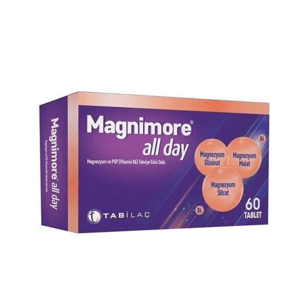 Tab İlaç Magnimore All Day 60 Tablet