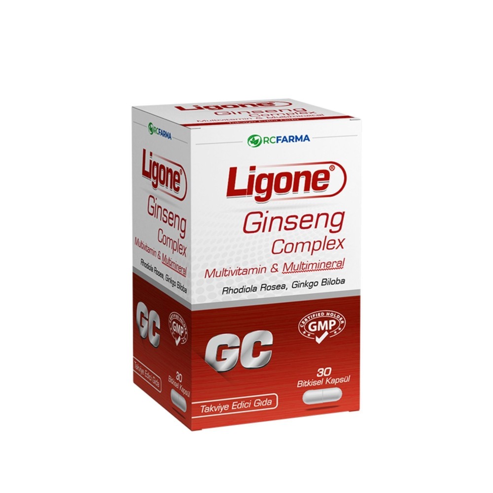 RCFarma Ligone Ginseng Complex 30 Bitkisel Kapsül