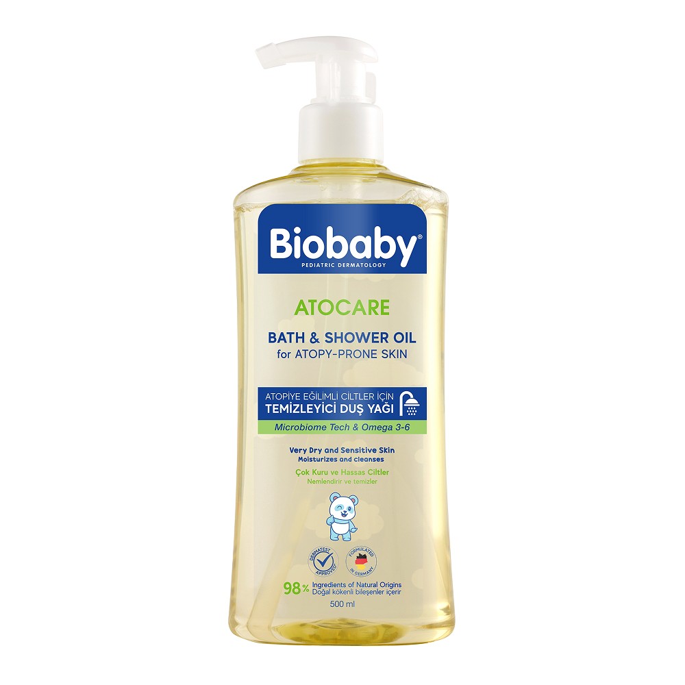 Biobaby Atocare Temizleyici Banyo - Duş Yağı 500 ml