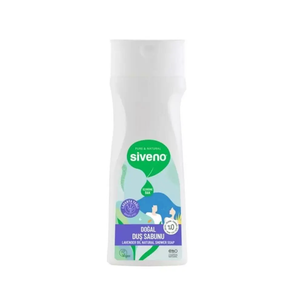 Siveno Doğal Duş Sabunu Lavanta Yağlı 300 ml - 8681511099329