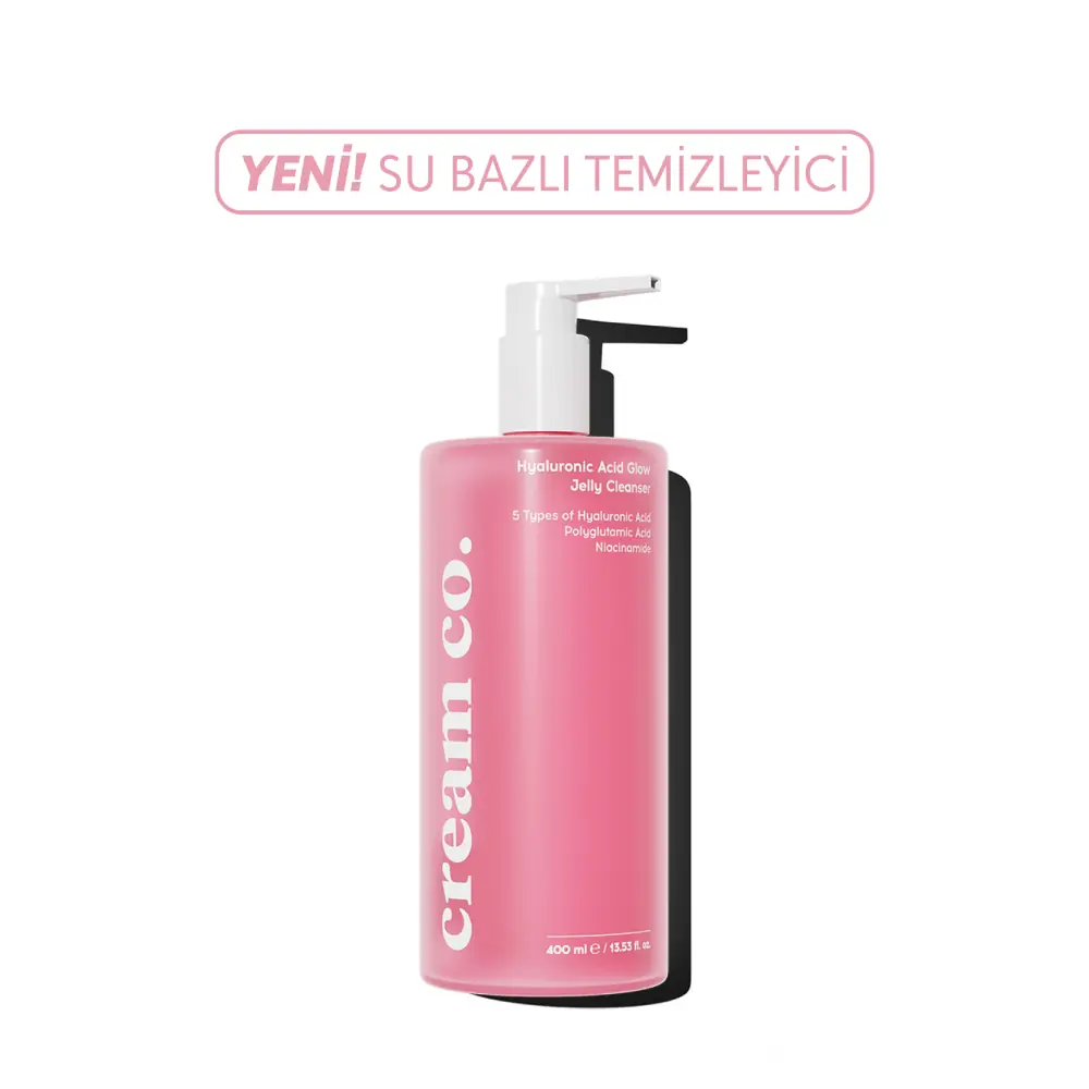 Cream Co. Hyaluronic Acid Glow Jelly Cleanser Temizleyici Jel 400 ml