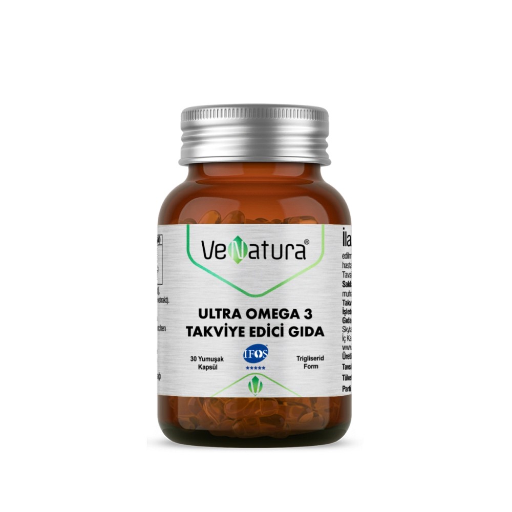 VeNatura Ultra Omega 3 Takviye Edici Gıda 30 Kapsül